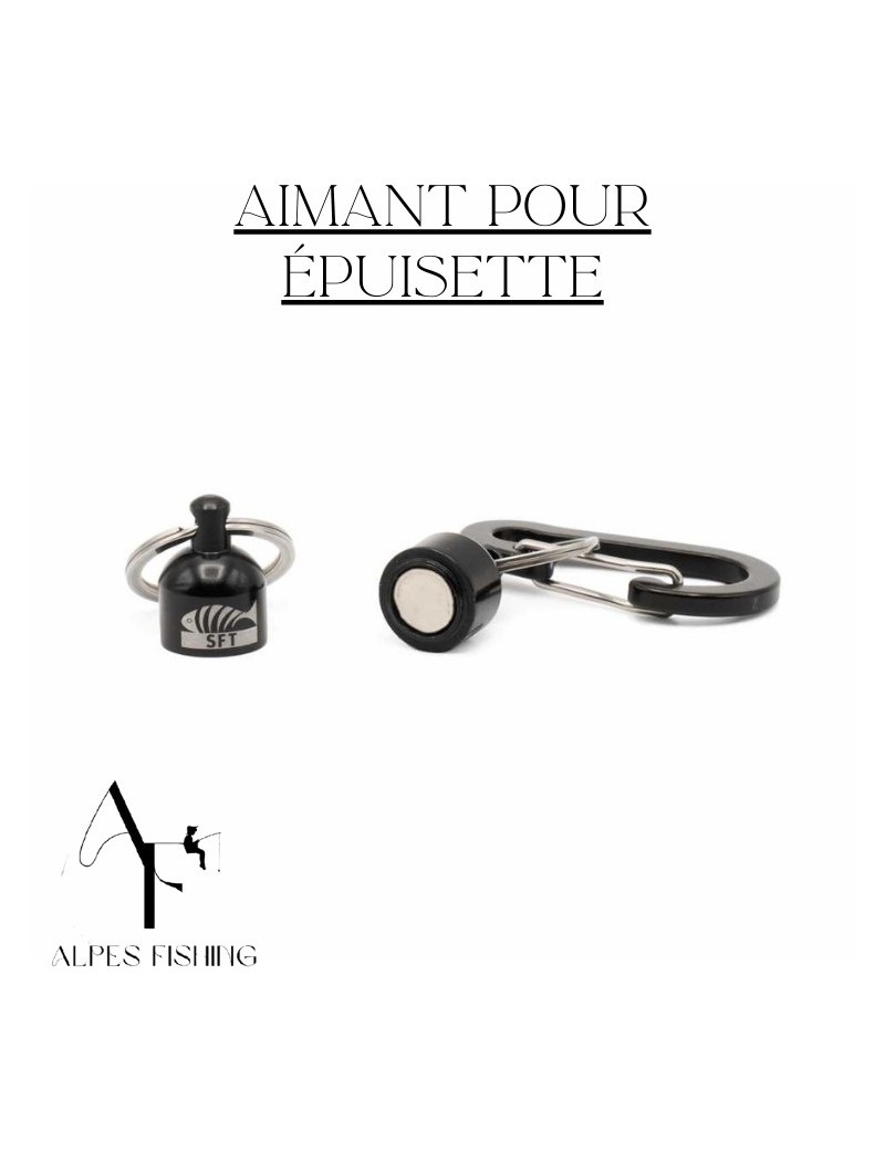Aimant pour épuisette Clip magnétique- résistance 7kg