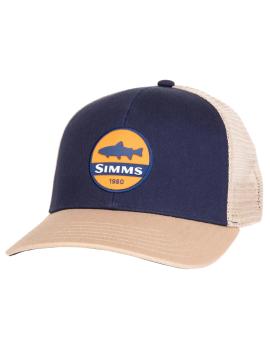 SIMMS Trout Patch Trucker Navy